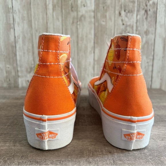 Vans Sk8 Hi Tapered Stackform Platform Women's Citrus Print High-Top Sneaker 7.5 - Picture 4 of 6